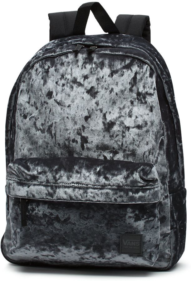 Damsky batoh Vans DEANA III BACKPACK CRUSHED VELVET Grey