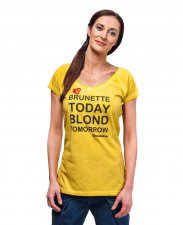 B TODAY TOP (washed yellow)