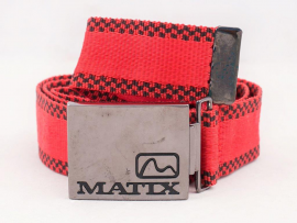 Matix belt red black