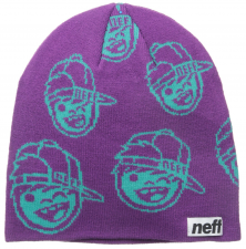 YOUTH REPEATER BEANIE/PURPLE