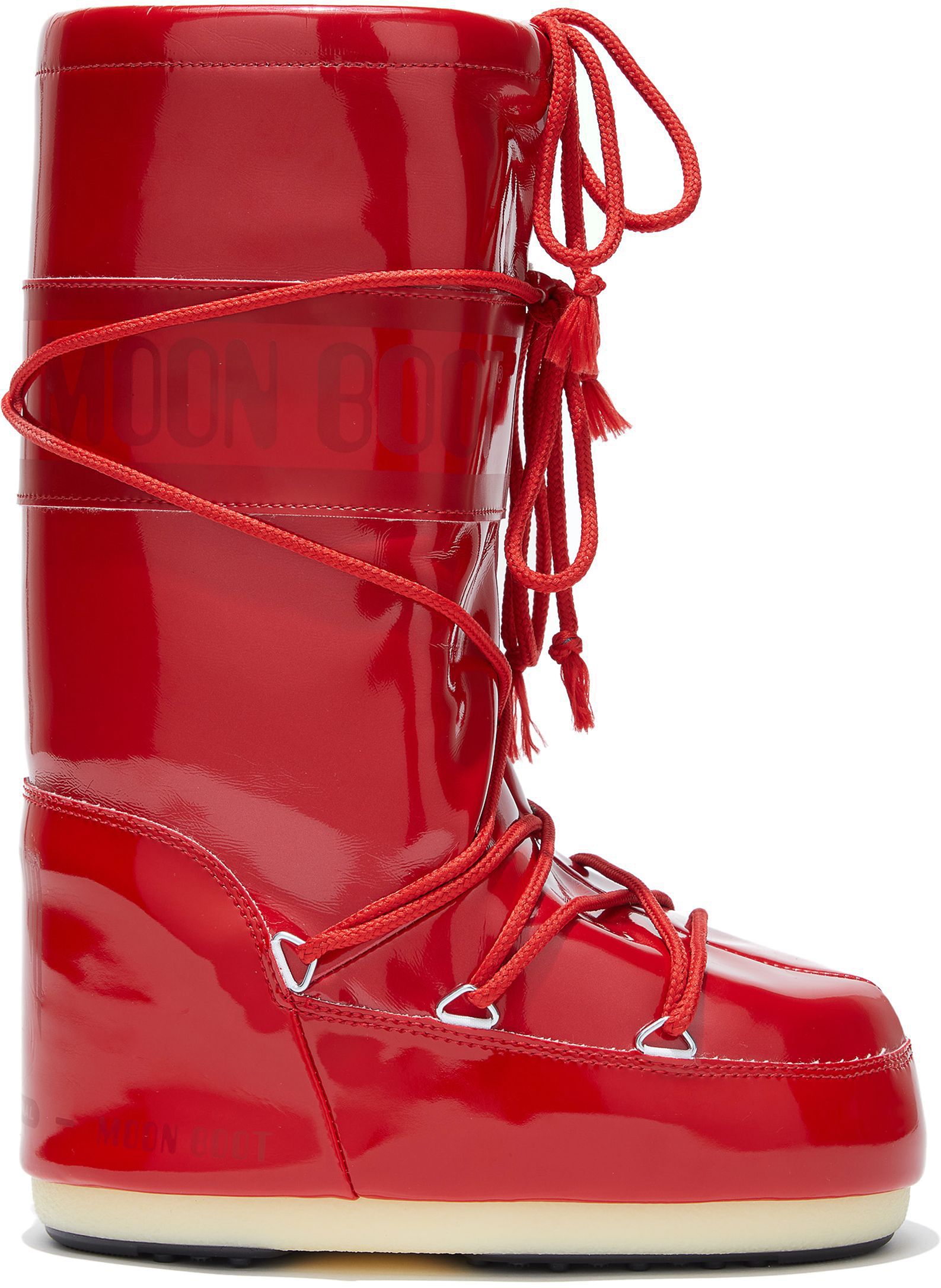 zimní boty MOON BOOT VINILE MET Red