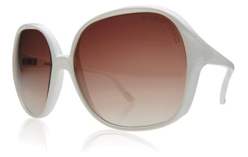 dámské sluneční brýle ELECTRIC BIBIDAHL Gloss White/Brown Gradient
