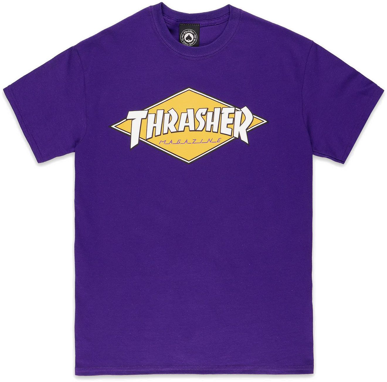pánské triko THRASHER DIAMOND LOGO Purple