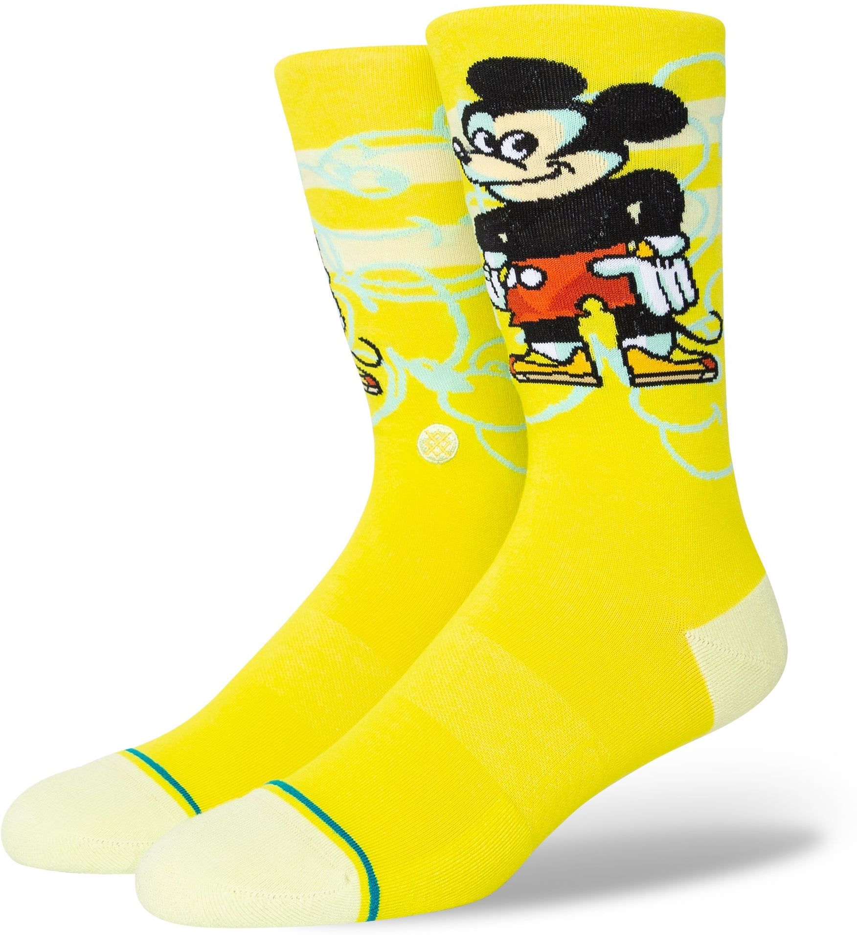 ponožky STANCE MICKEY DILLON FROELICH CREW SOCKS Lime
