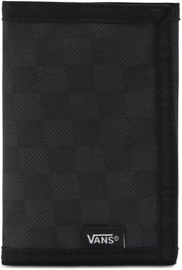 pánská peněženka VANS SLIPPED WALLET Black/Charcoal Checkerboard