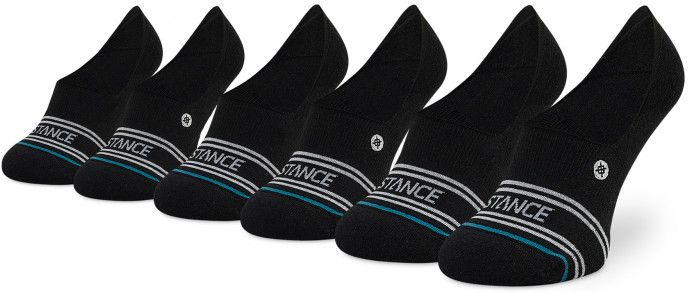 ponožky STANCE BASIC 3 PACK NO SHOW SOCKS Black