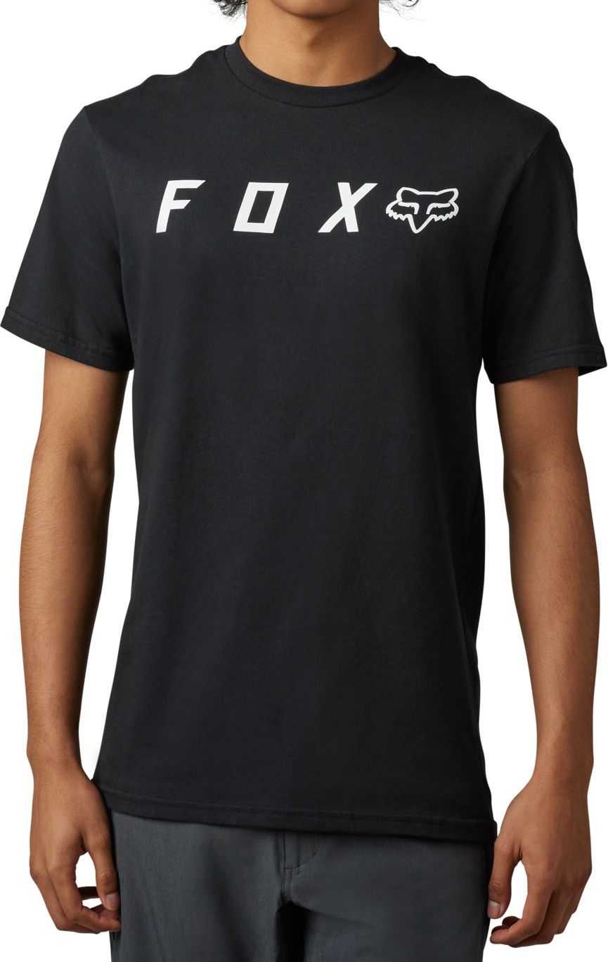 pánské triko FOX ABSOLUTE PREMIUM TEE Black/White