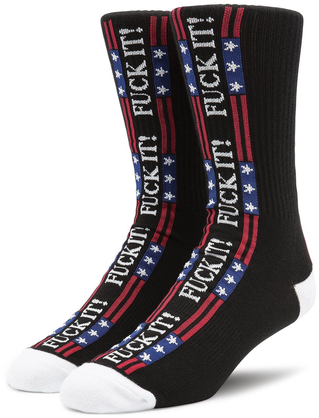 ponožky HUF FUCK IT FLAG SOCKS Black