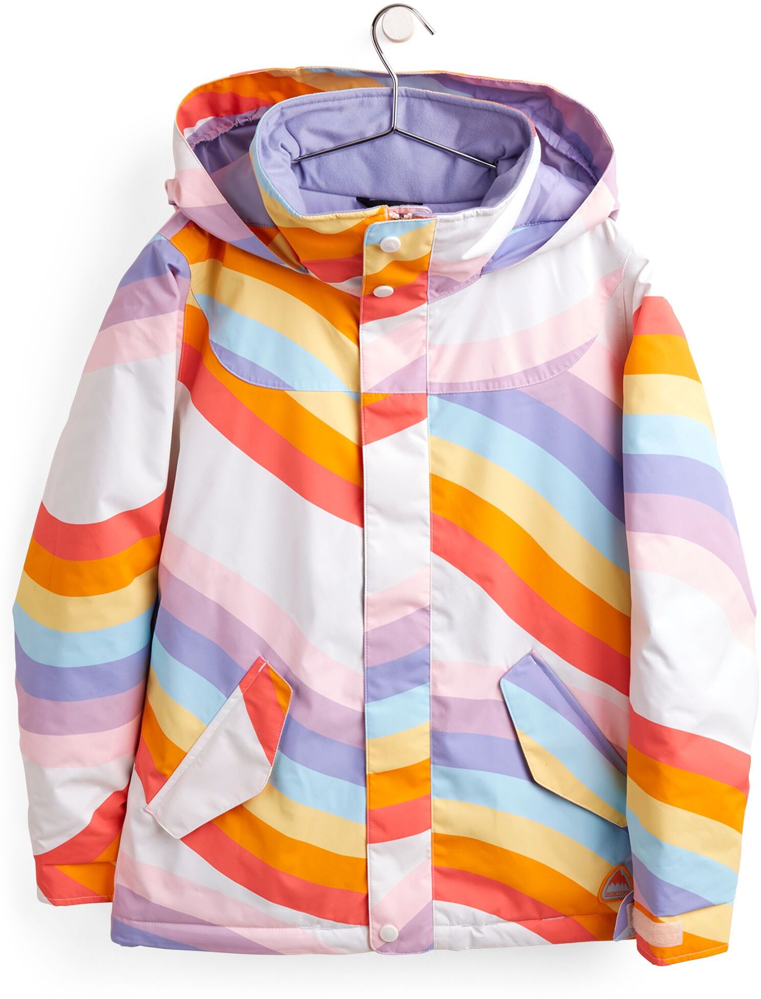 dětská zimní bunda BURTON GIRLS ELODIE JACKET Stout White Rainbow Mashup