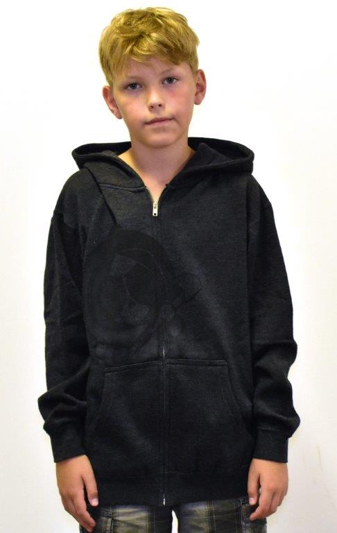 dětská mikina BLIND Big kenny zip hoodie charcoal