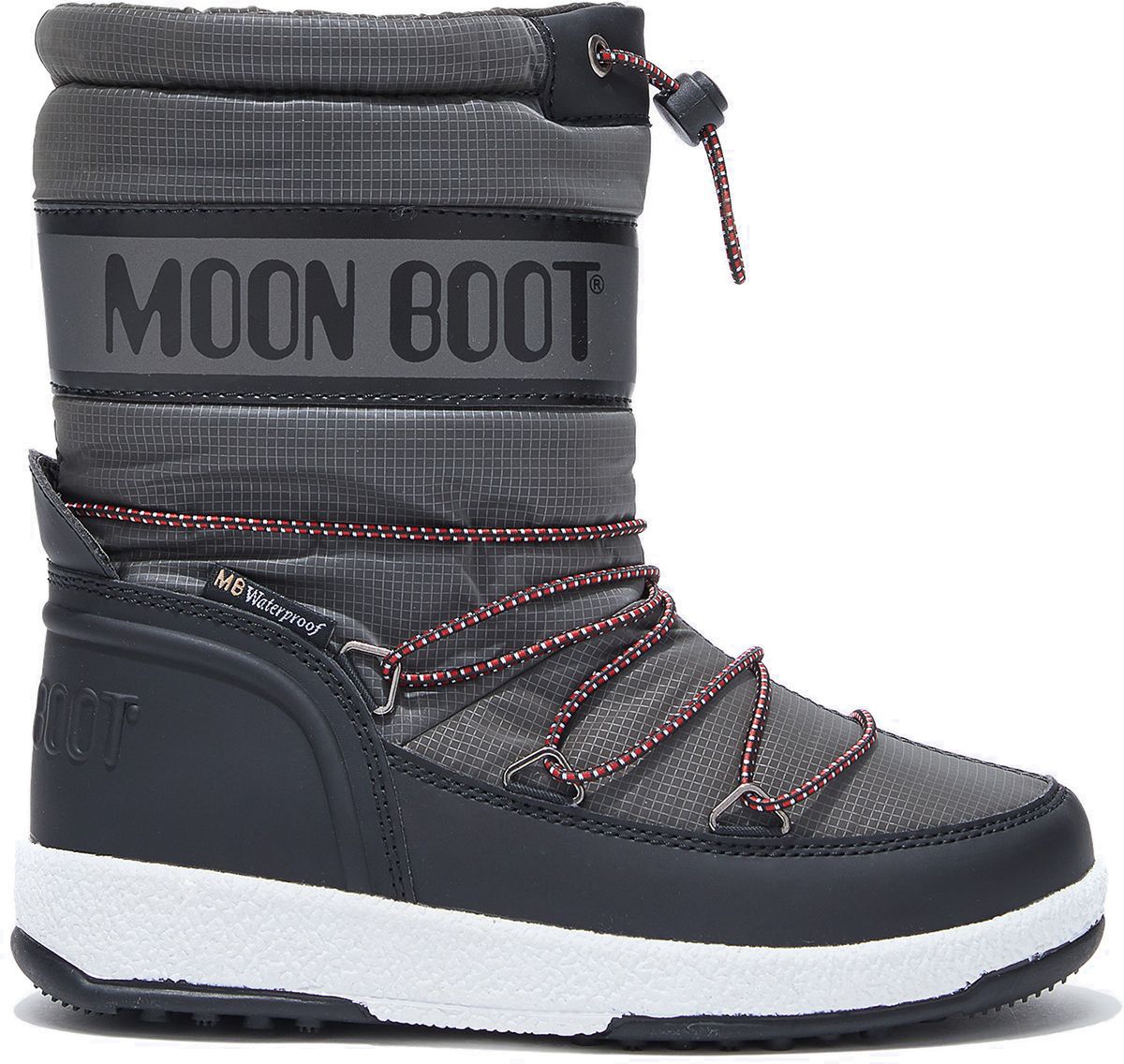 dětské zimní boty MOON BOOT JR BOY SPORT Black/Castlerock