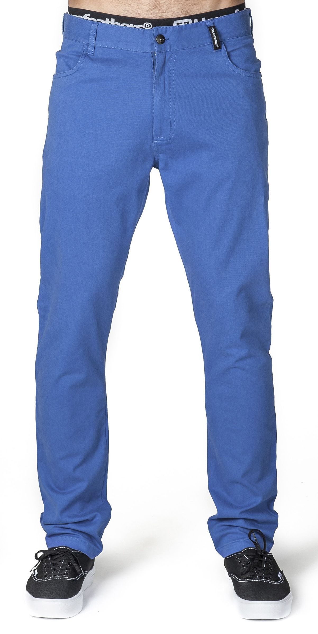 pánské kalhoty HORSEFEATHERS NOEL PANTS (blue)