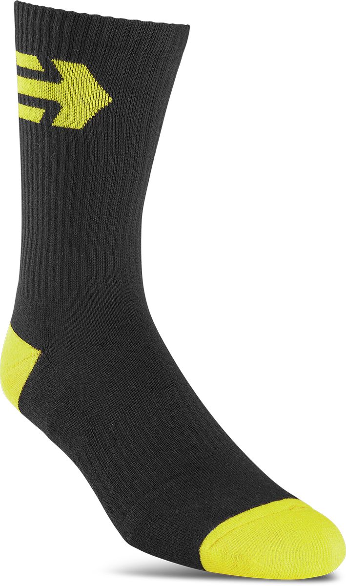 pánské ponožky ETNIES DIRECT SOCKS Black/Yellow