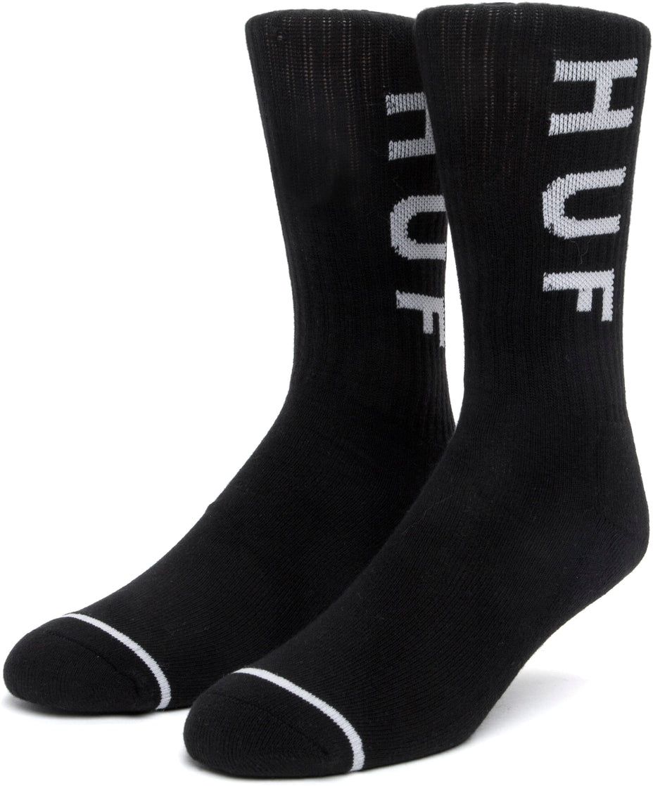 ponožky HUF OG LOGO CREW SOCKS Black