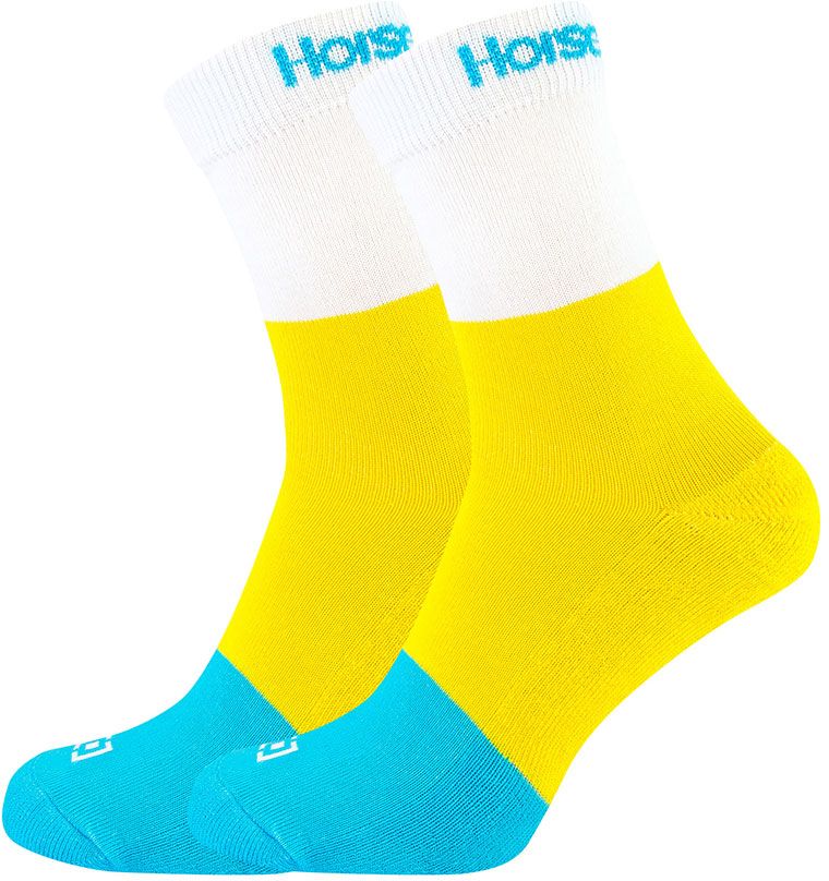 dámské ponožky HORSEFEATHERS SPLIT SOCKS (white)