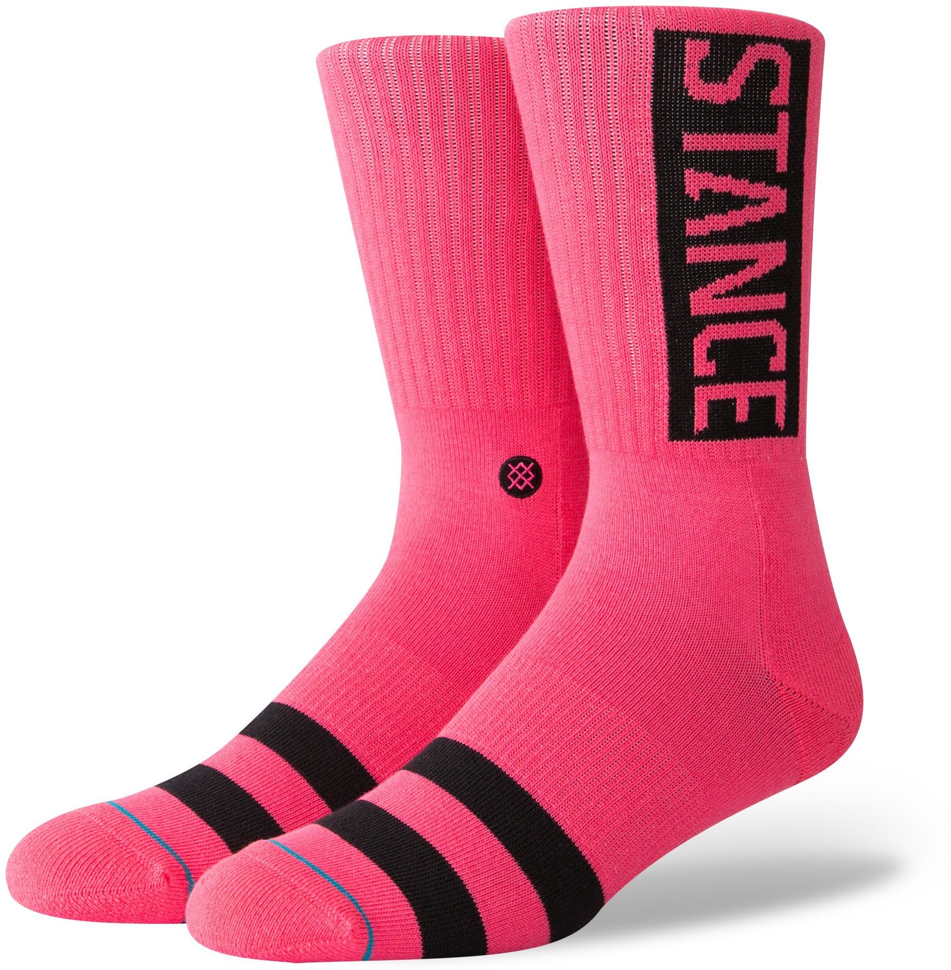 ponožky STANCE OG Neon Pink