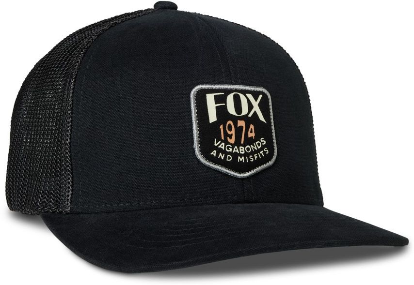 pánská kšiltovka FOX PREDOMINANT MESH FLEXFIT HAT Black