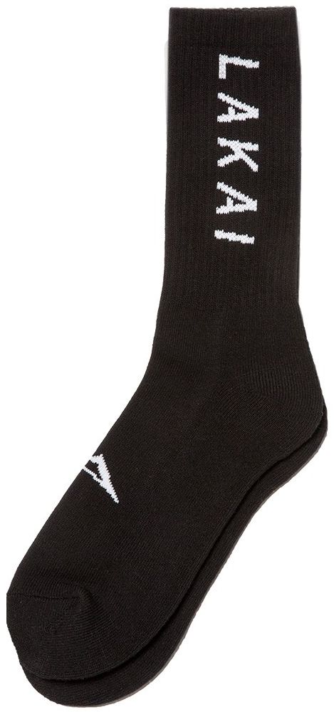 pánské ponožky LAKAI SIMPLE CREW SOCKS Black