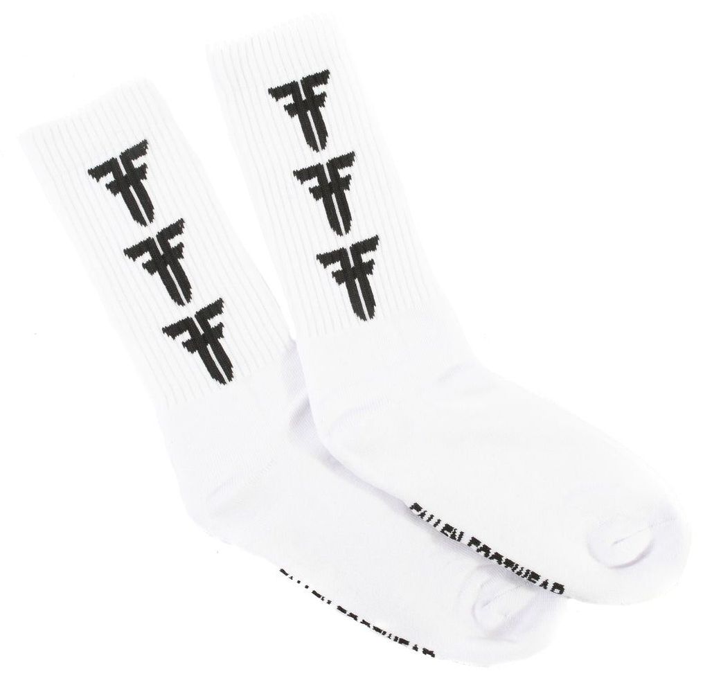 pánské ponožky FALLEN STEP AND REPEAT SOCKS White/Black