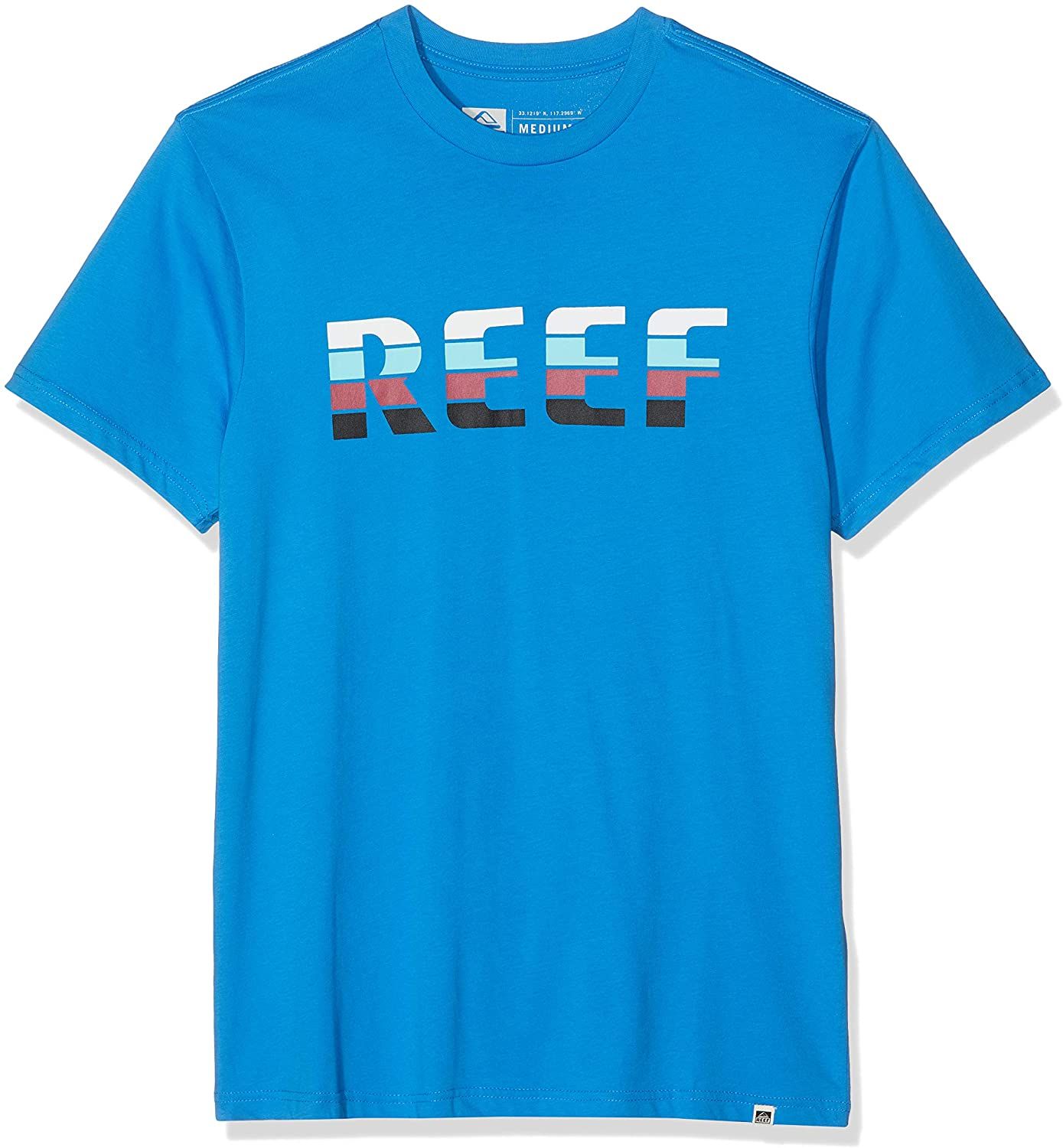 pánské triko REEF TOWN TEE Lake Blue