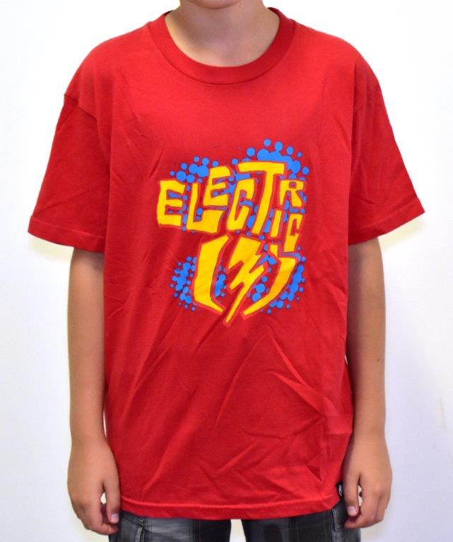 dětské triko ELECTRIC Electric red yellow logo