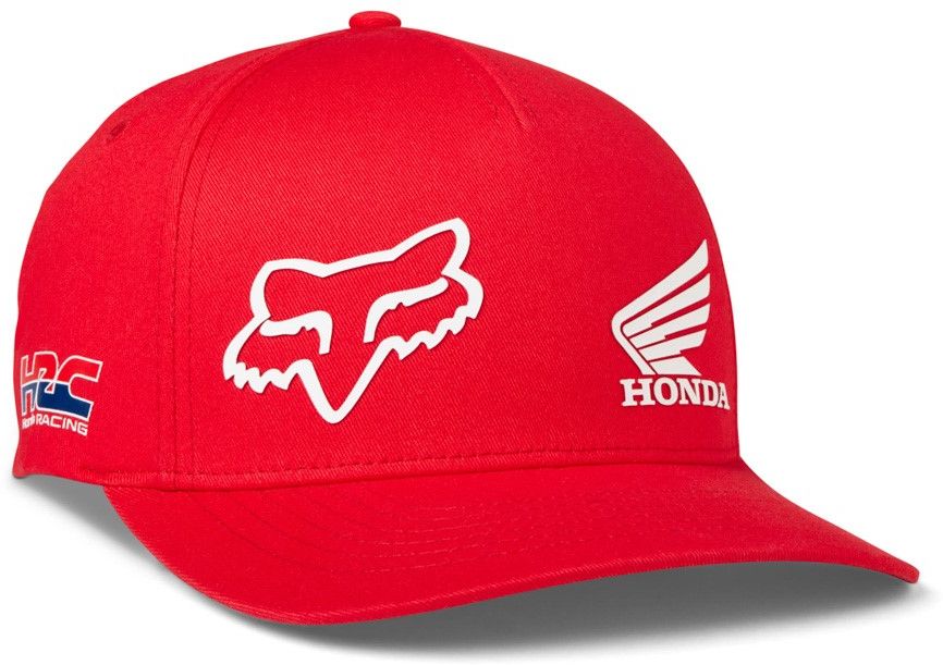 pánská kšiltovka FOX (HONDA) FLEXFIT HAT Flame Red