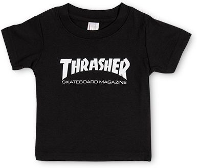 dětské triko THRASHER INFANT SKATE MAG Black