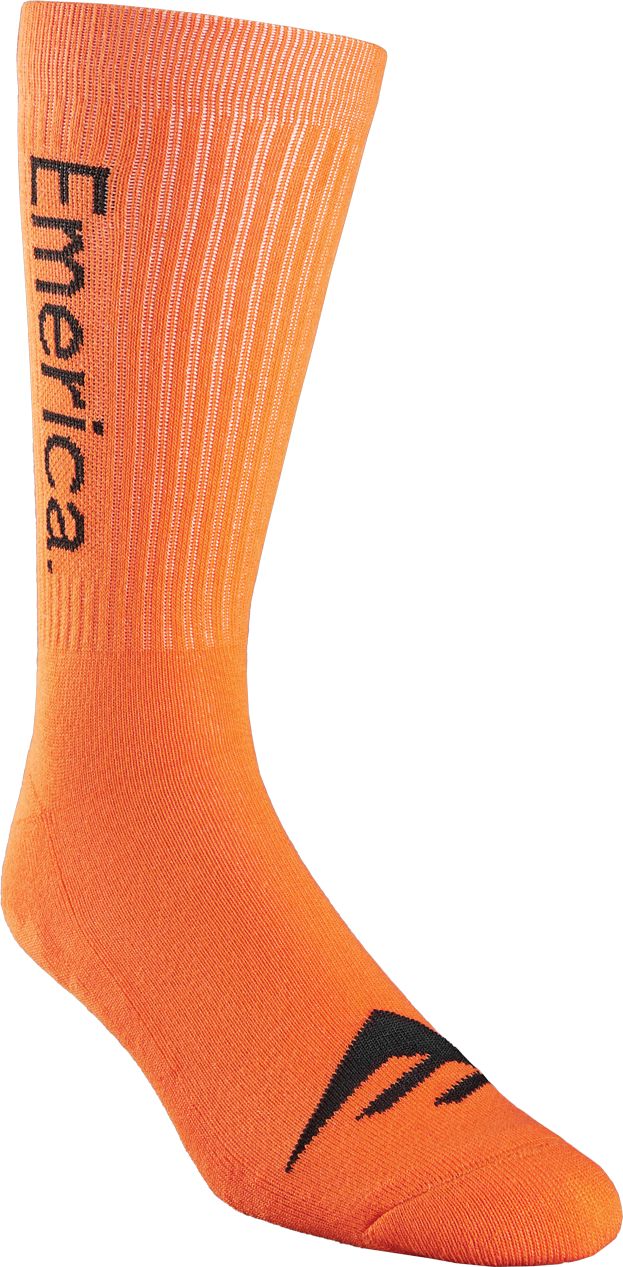 pánské ponožky EMERICA PURE CREW Orange