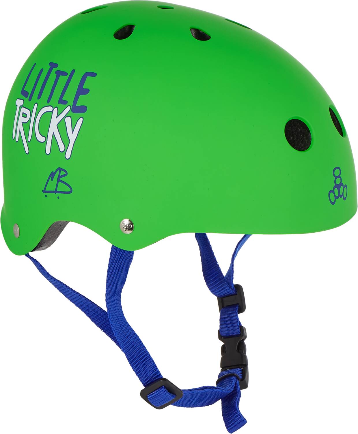 dětská helma TRIPLE EIGHT LITTLE TRICKY HELMET Green Rubber
