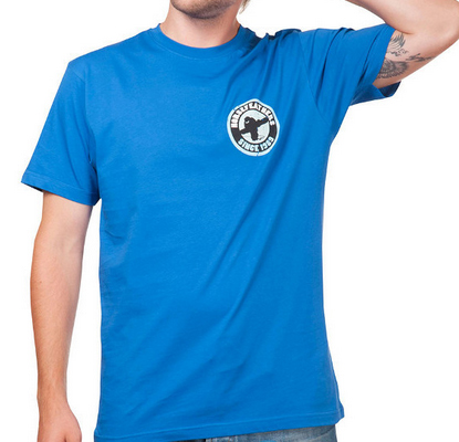 pánské triko HORSEFEATHERS MISSION T-SHIRT (blue)
