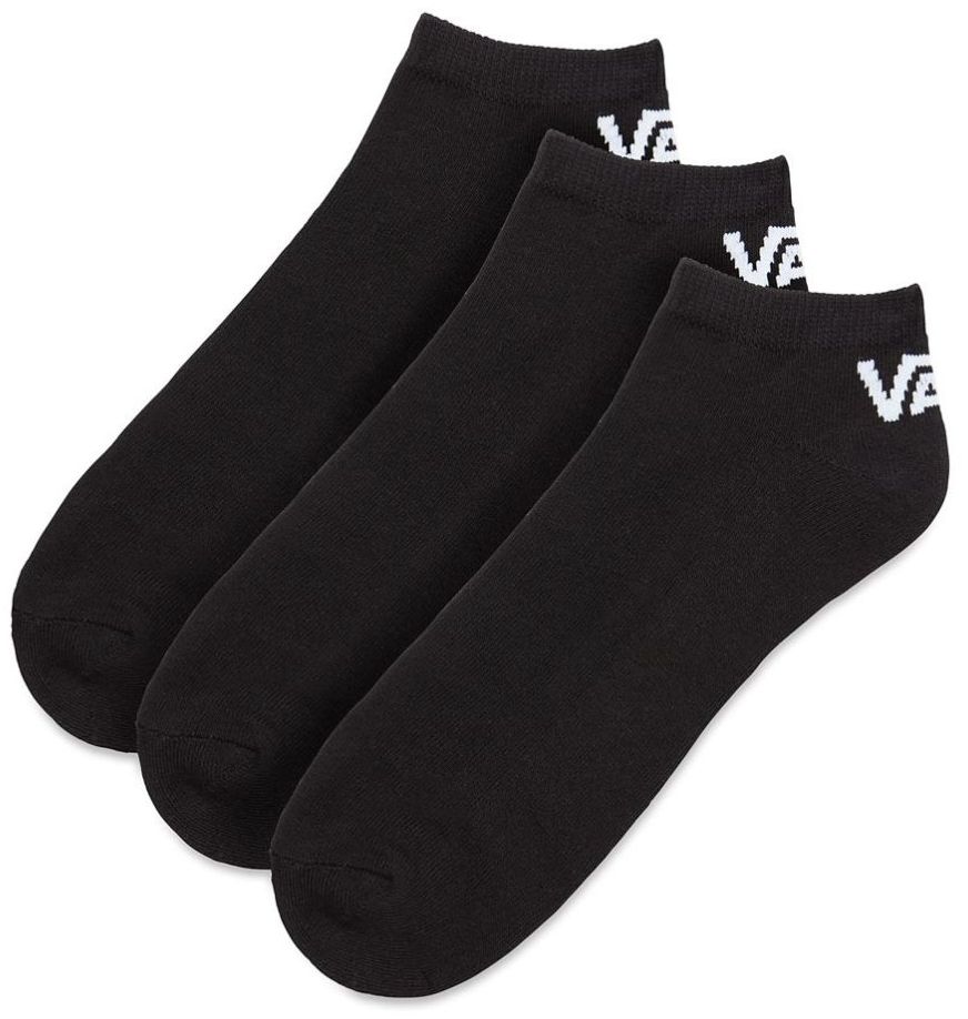 pánské ponožky VANS CLASSIC LOW SOCKS 3 PAIR PACK Black