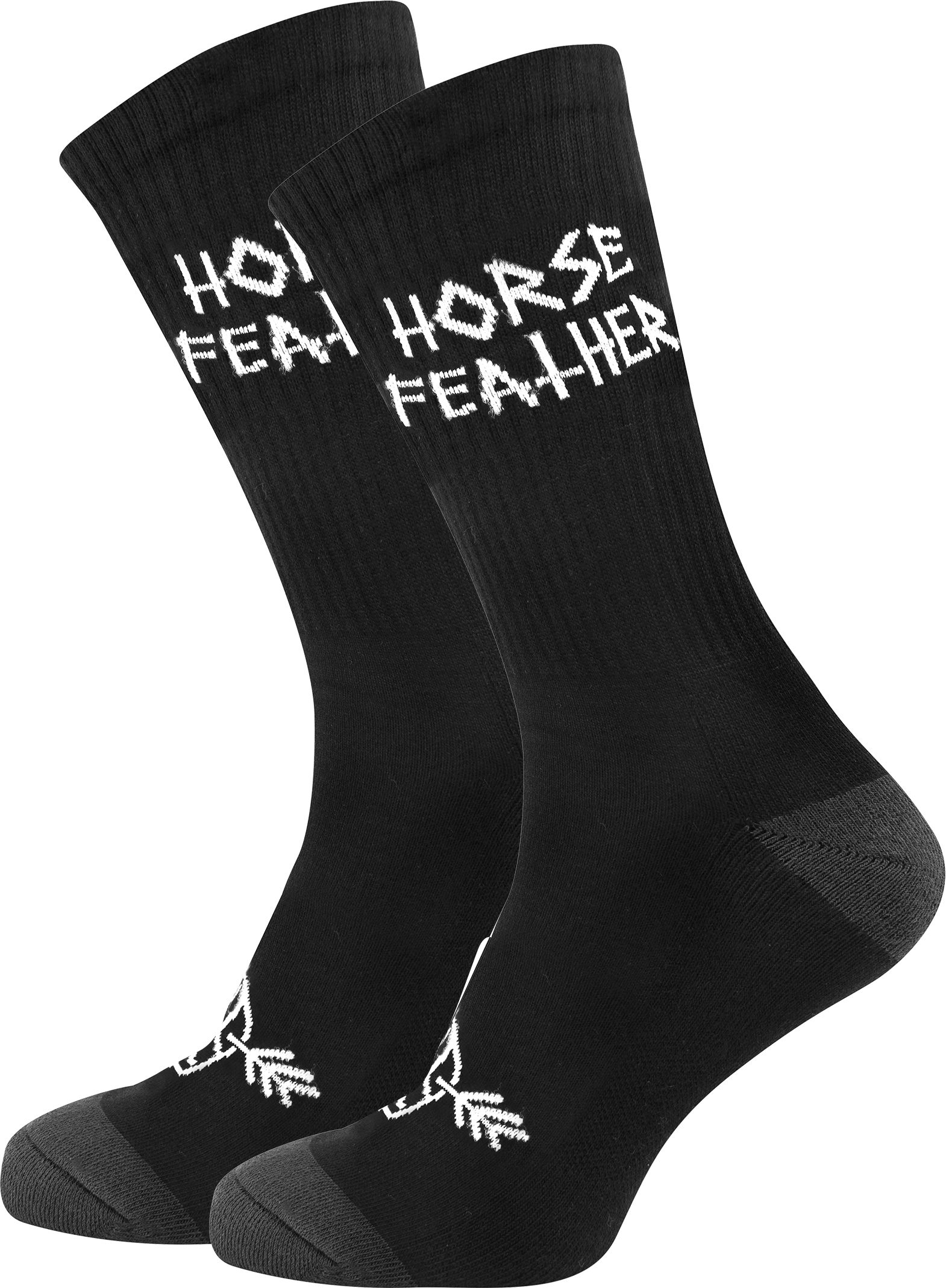 pánské ponožky HORSEFEATHERS WYATT SOCKS Black
