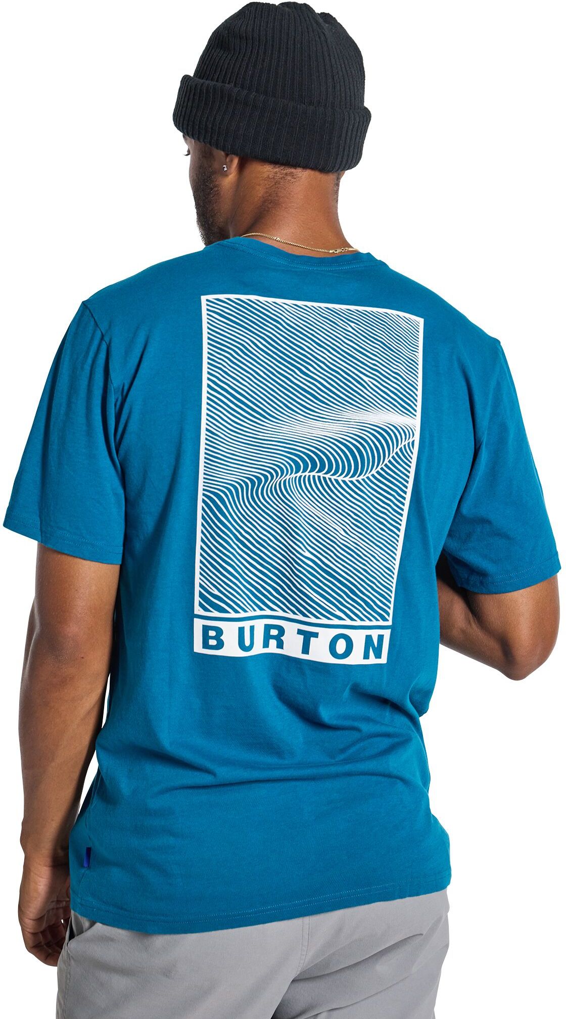 pánské triko BURTON CUSTOM X SS TEE Lyons Blue