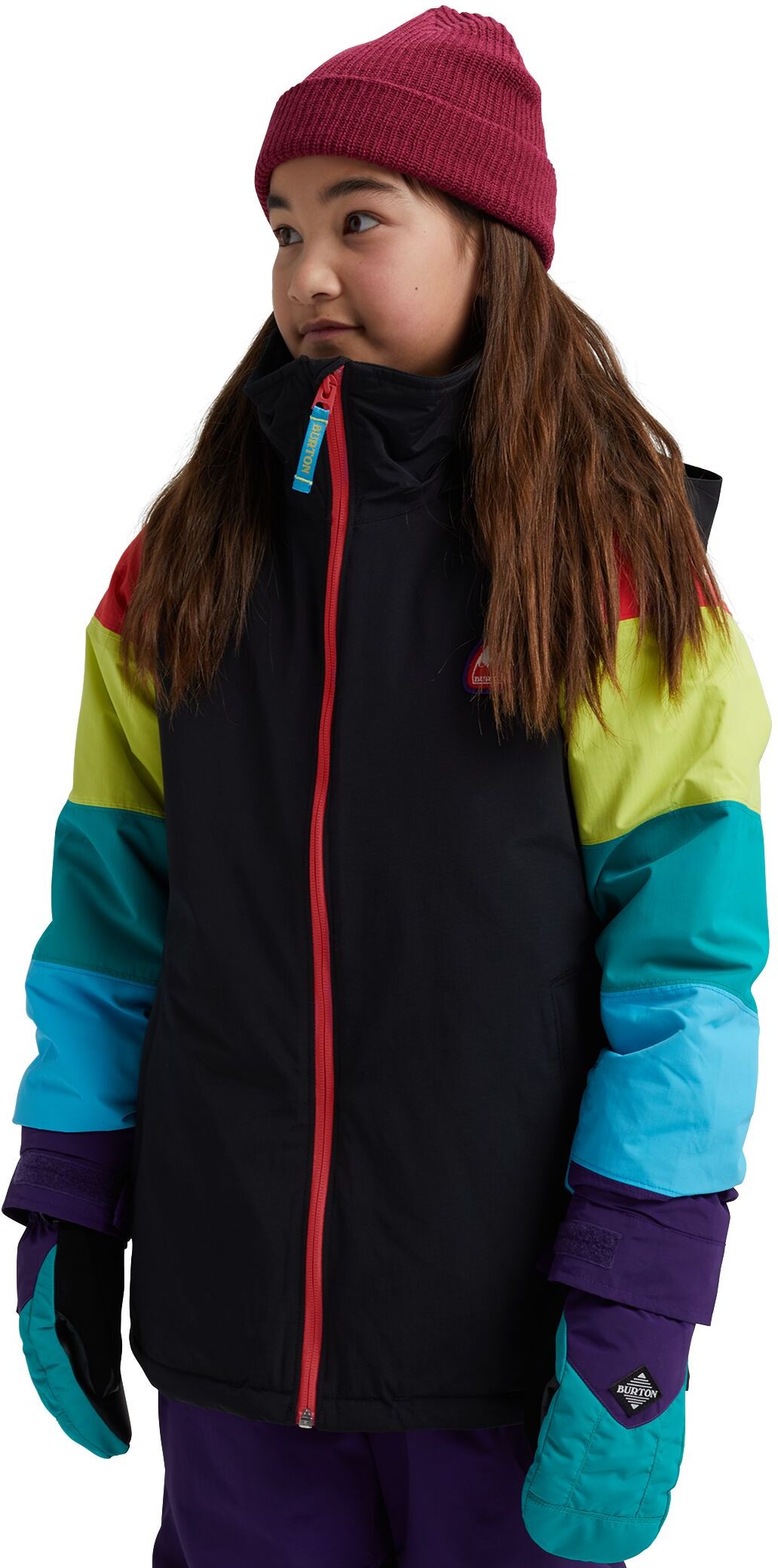 dětská zimní bunda BURTON GIRLS HART JK True Black/Rainbow