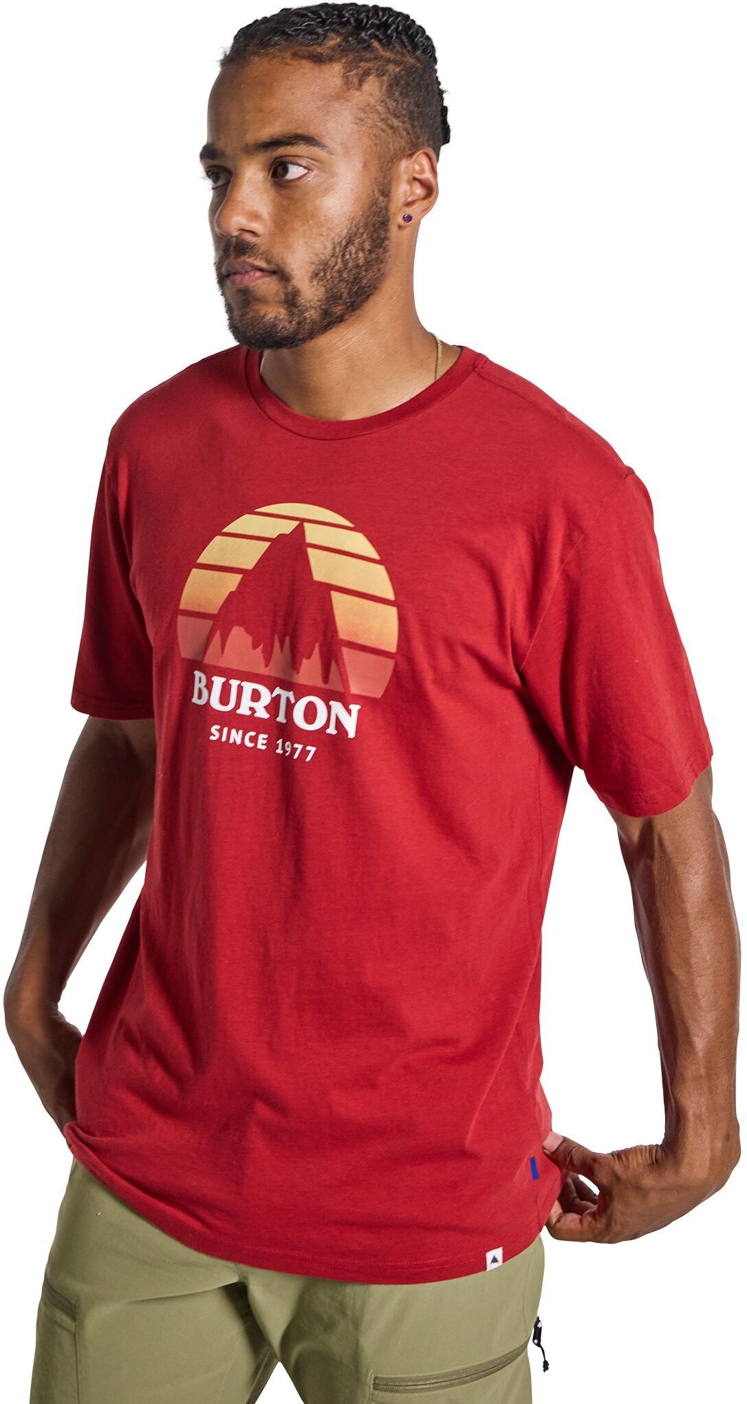 pánské triko BURTON UNDERHILL SS Sun Dried Tomato