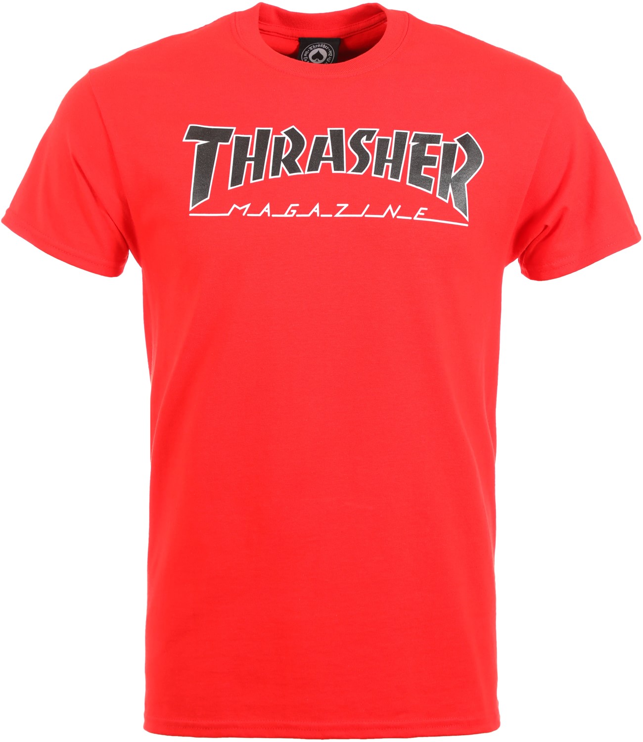 pánské triko THRASHER OUTLINED Red