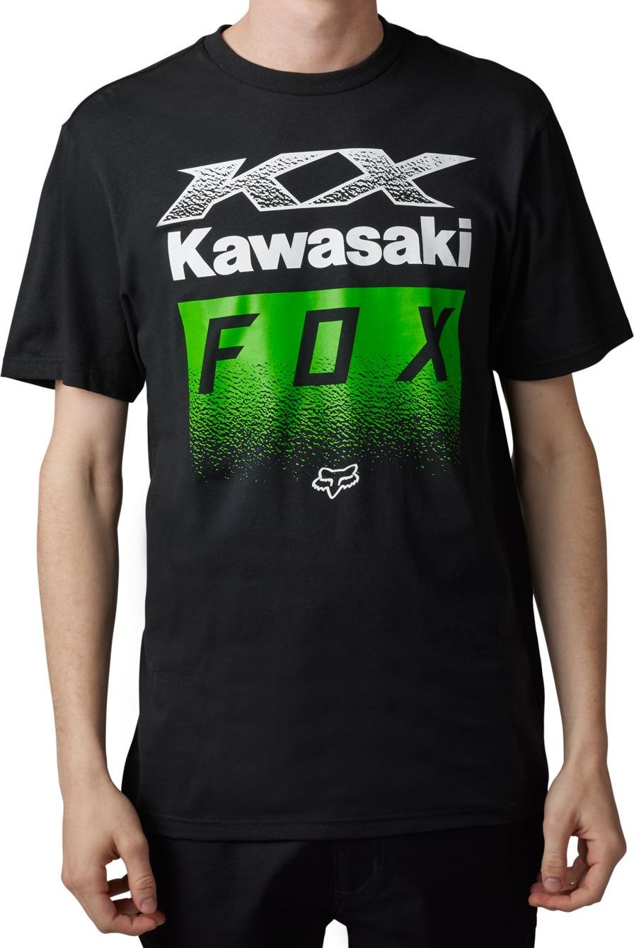 pánské triko FOX (KAWASAKI) FOX TEE Black