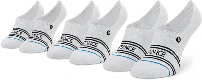 ponožky STANCE BASIC 3 PACK NO SHOW SOCKS White