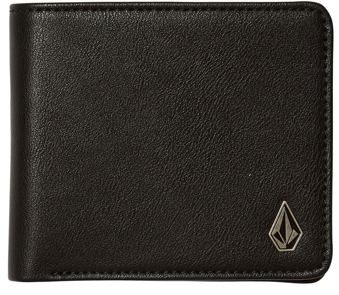 pánská peněženka VOLCOM SLIM STONE SMALL WALLET Black
