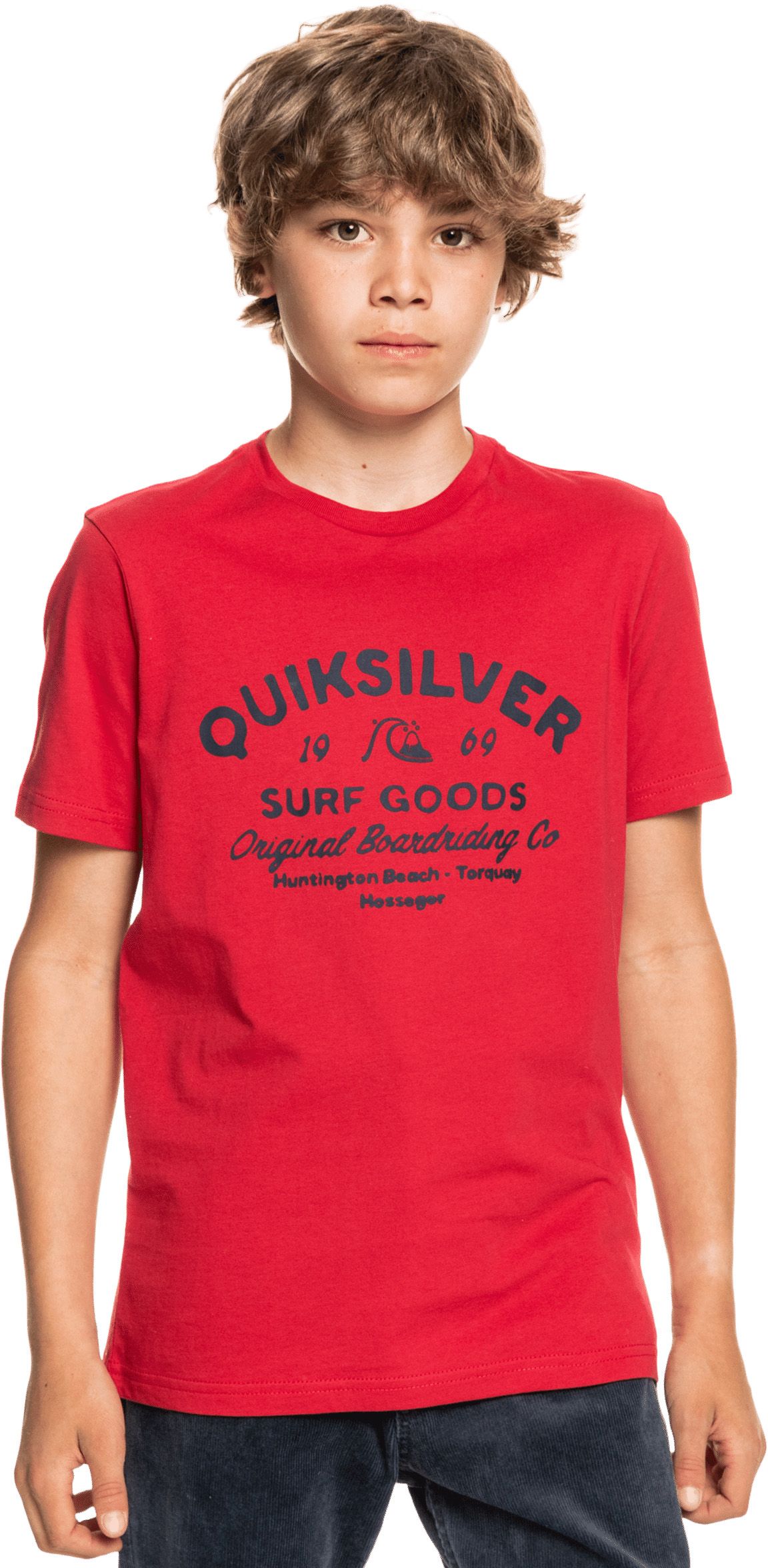 dětské triko QUIKSILVER YOUTH CLOSED CAPTIONS TEE American Red - RPY0