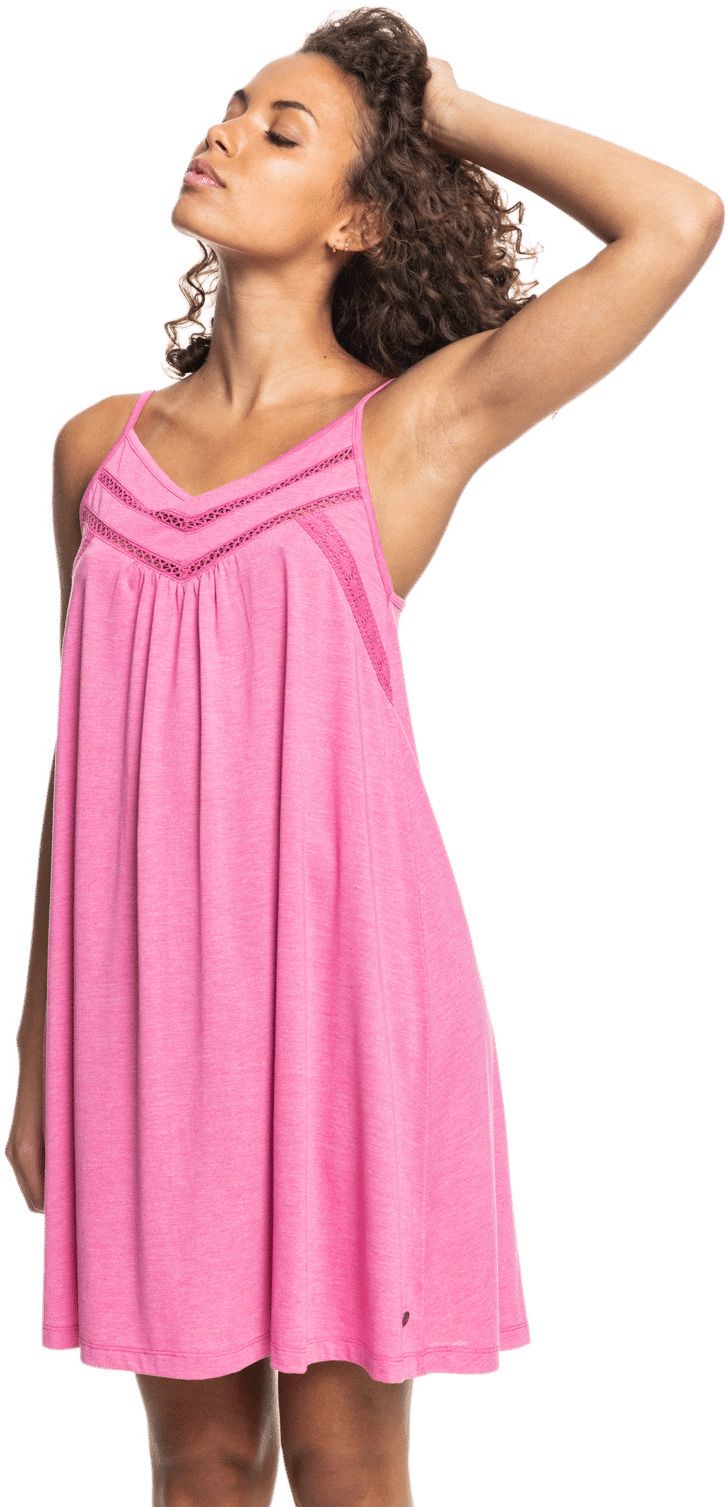 dámské šaty ROXY RARE FEELING DRESS Pink Guava - MKH0