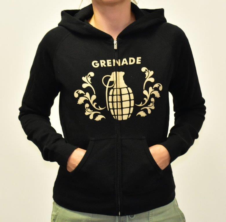 dámská mikina GRENADE Grenade black zip hood