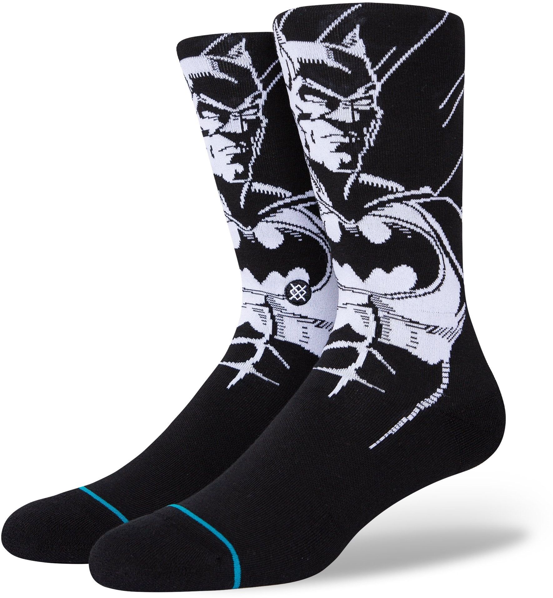 ponožky STANCE THE BATMAN CREW SOCKS Black