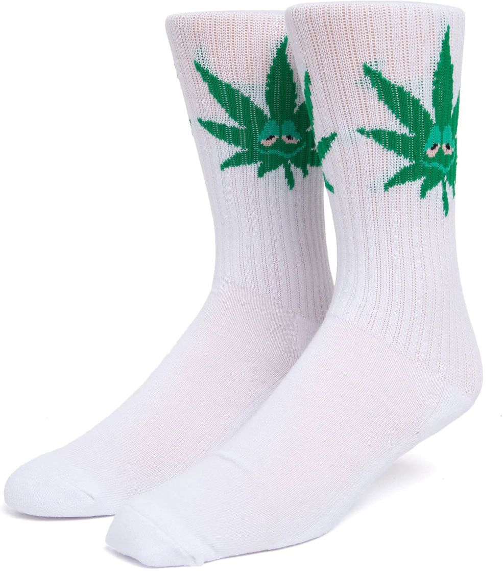 ponožky HUF GREEN BUDDY SPOTLIGHT CREW SOCKS White
