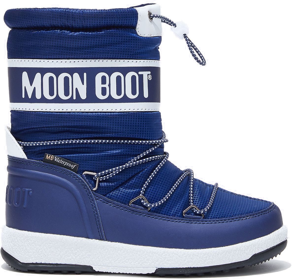 dětské zimní boty MOON BOOT JR BOY SPORT Blue Navy/White