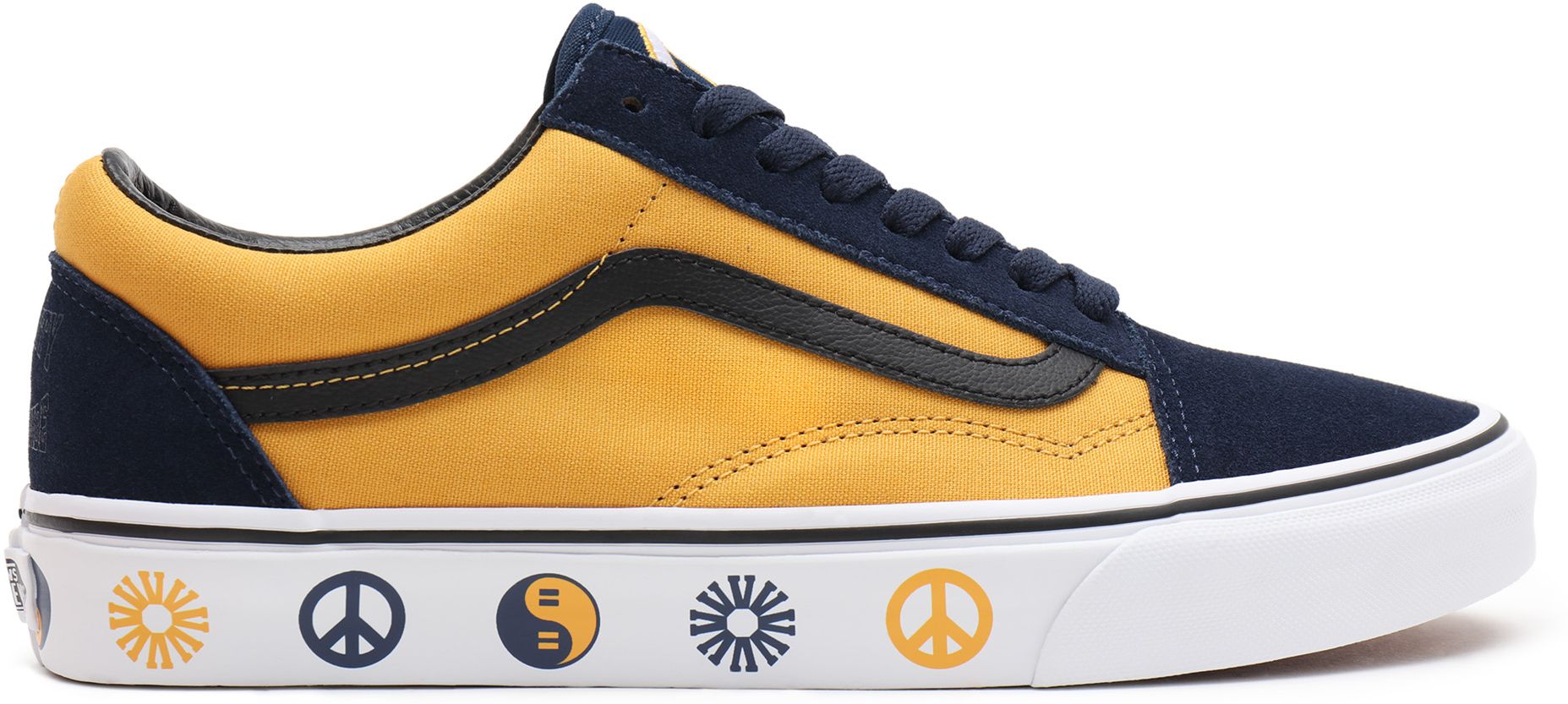 boty VANS OLD SKOOL (TAKE A STAND) Dress Blues/Gold