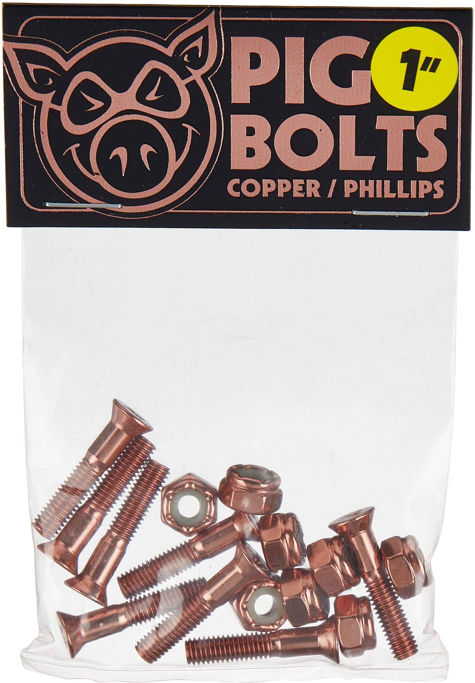 šroubky PIG WHEELS PIG BOLTS PHILLIPS Copper