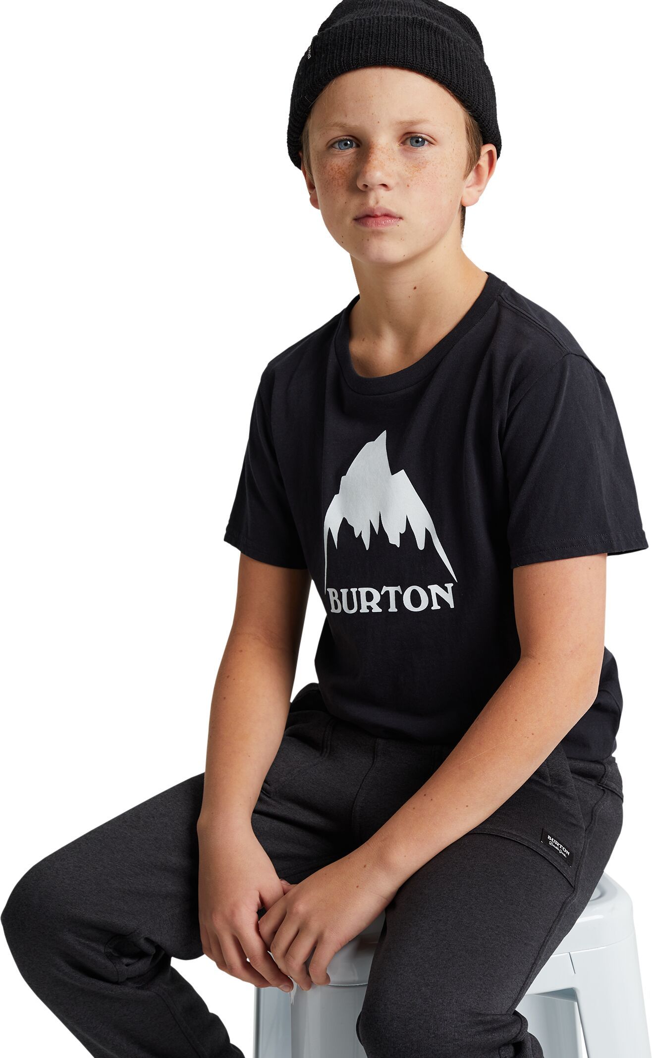 dětské triko BURTON KIDS CLASSIC MOUNTAIN HIGH SS True Black