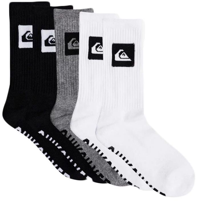 pánské ponožky QUIKSILVER CREW 5 PACK SOCKS Assorted - AST