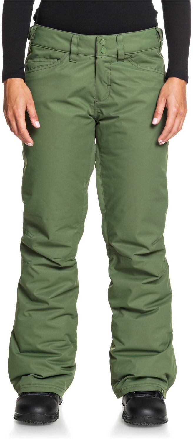 dámské zimní kalhoty ROXY BACKYARD PT Bronze Green - GQQ0